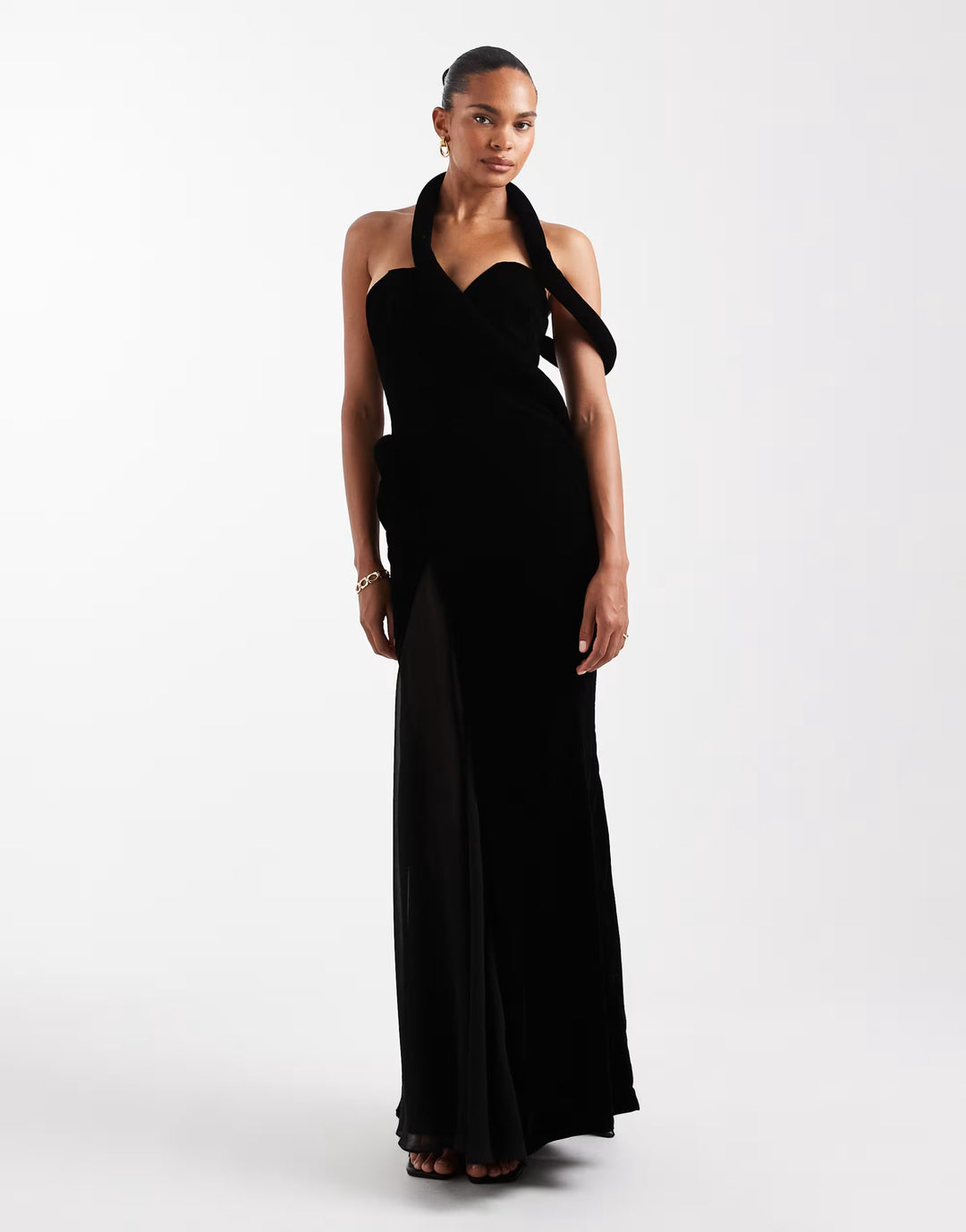 Rochie maxi ASOS, negru