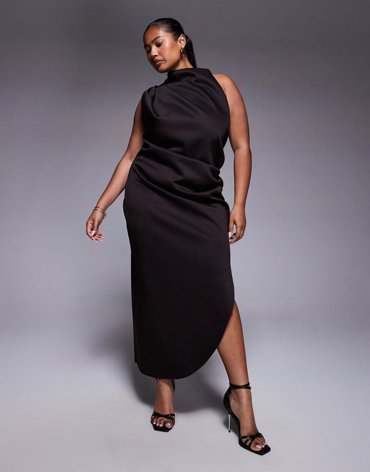 Rochie maxi ASOS, maro