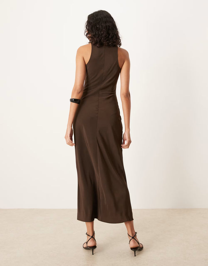 Rochie maxi ASOS, maro