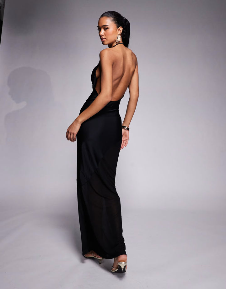 Rochie maxi ASOS, negru