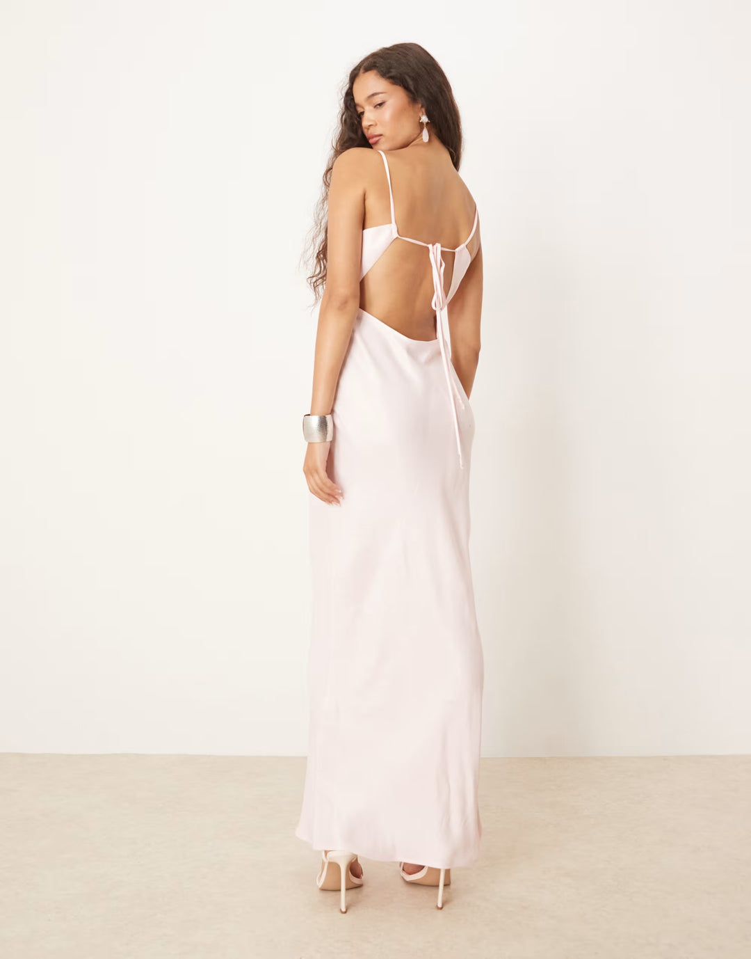 Rochie maxi ASOS, roz