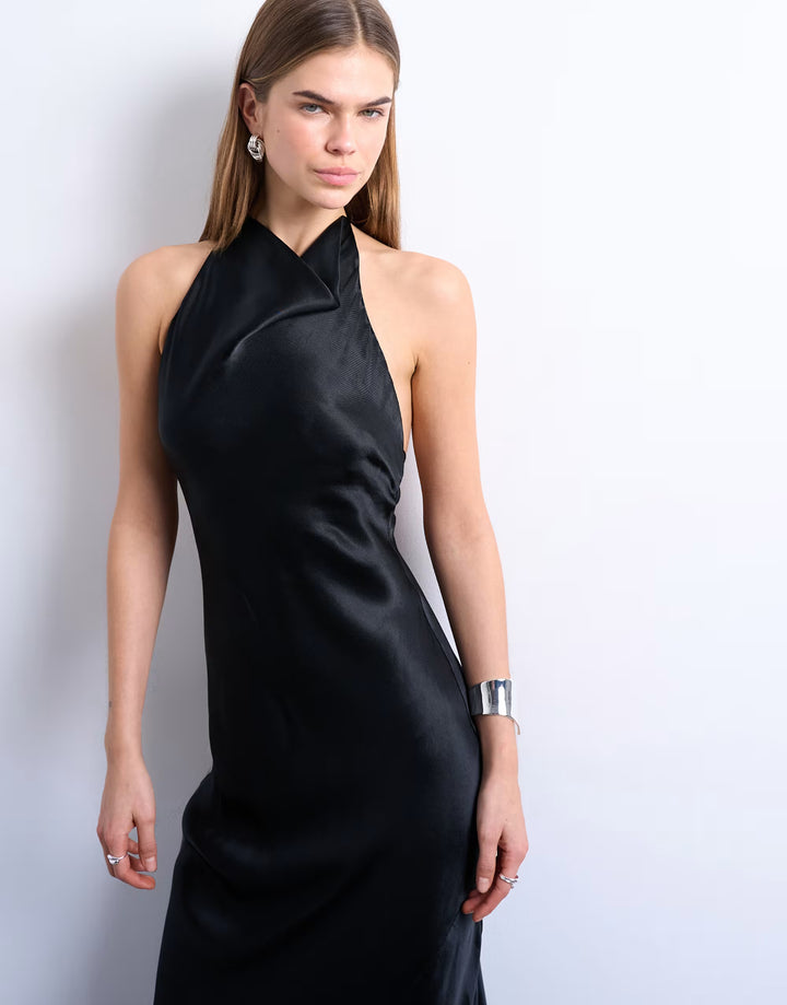 Rochie maxi TOPSHOP, negru