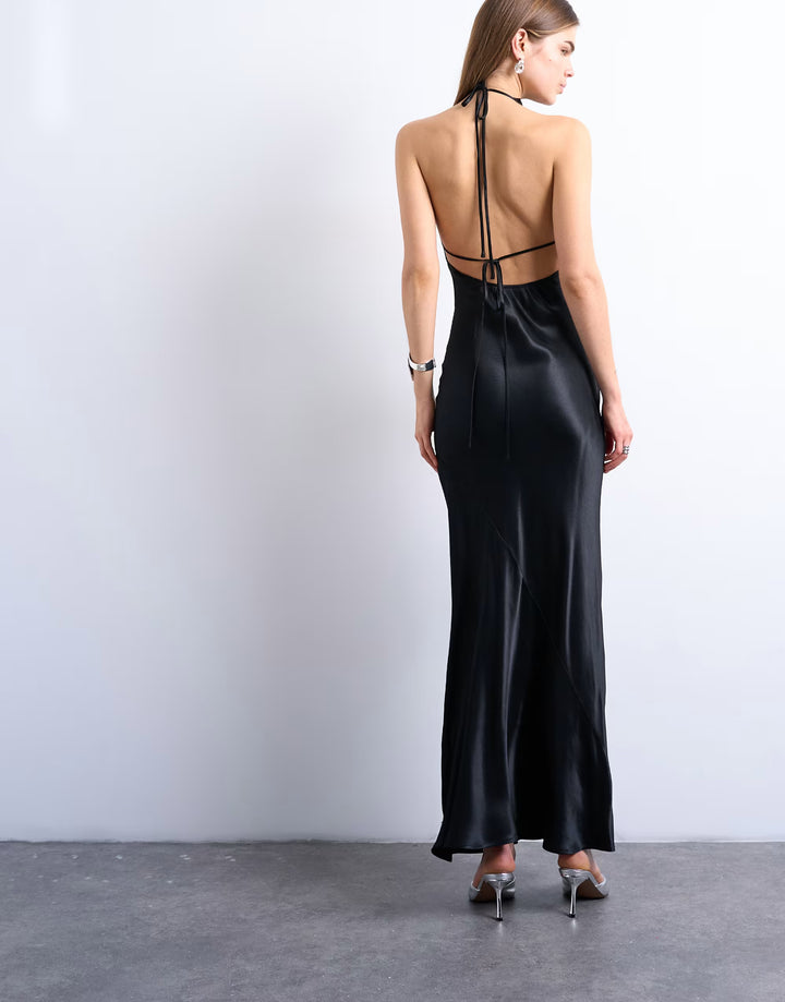 Rochie maxi TOPSHOP, negru