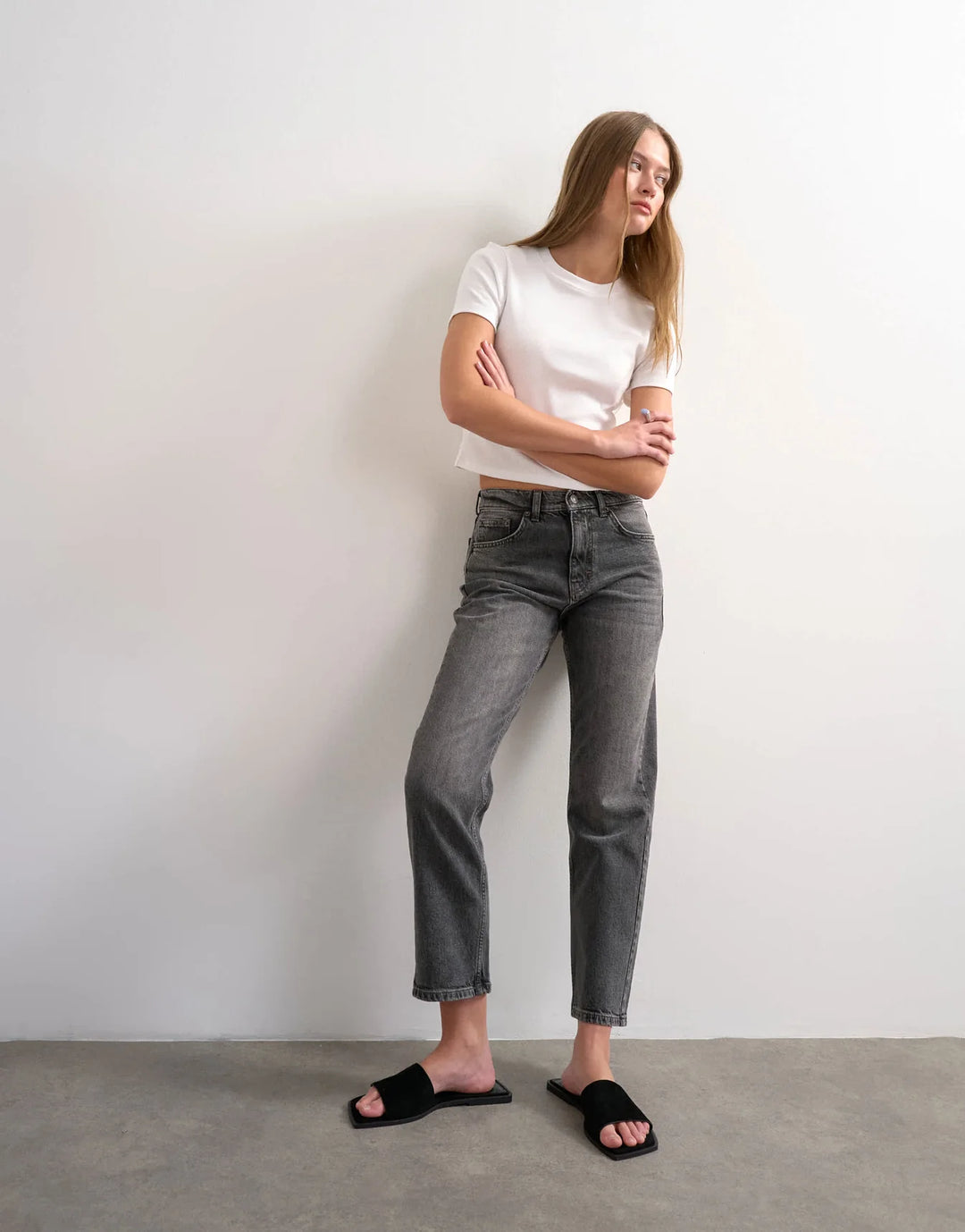 Jeans TOPSHOP, gri