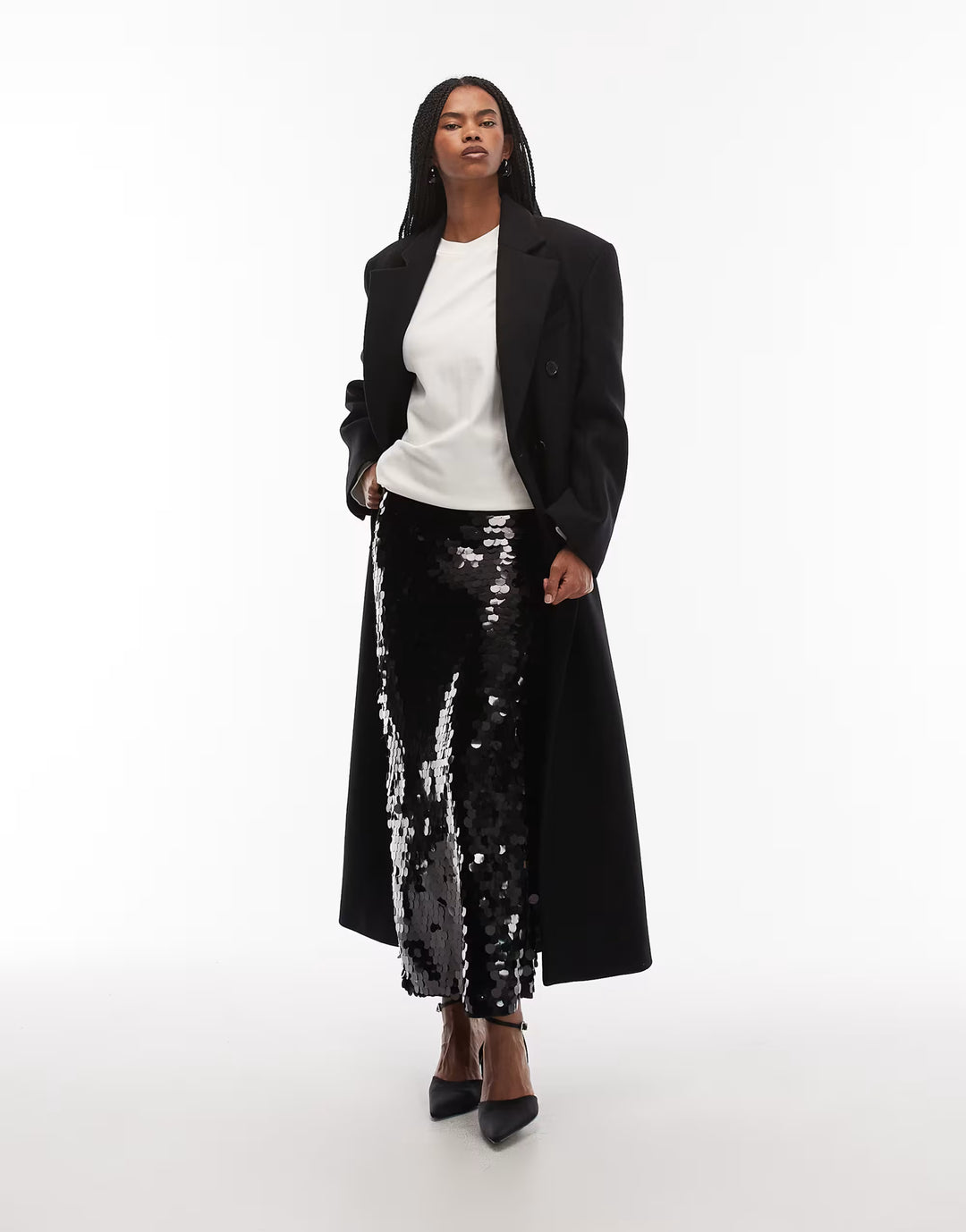 Asos maxi szoknya, fekete