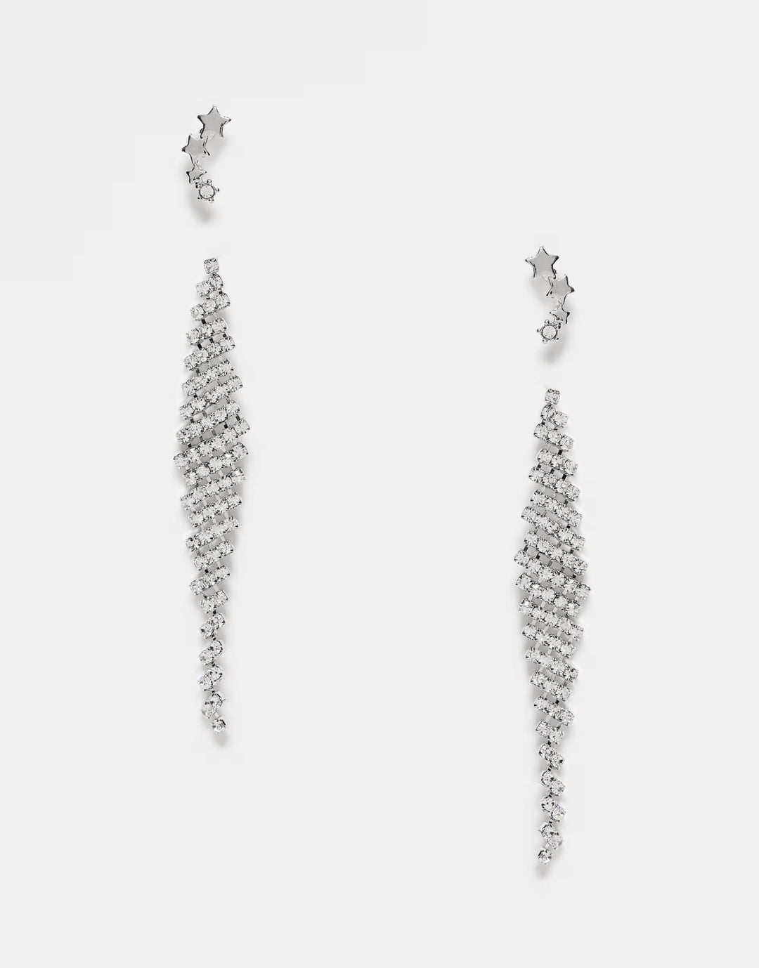 Set cercei ONLY, argintiu