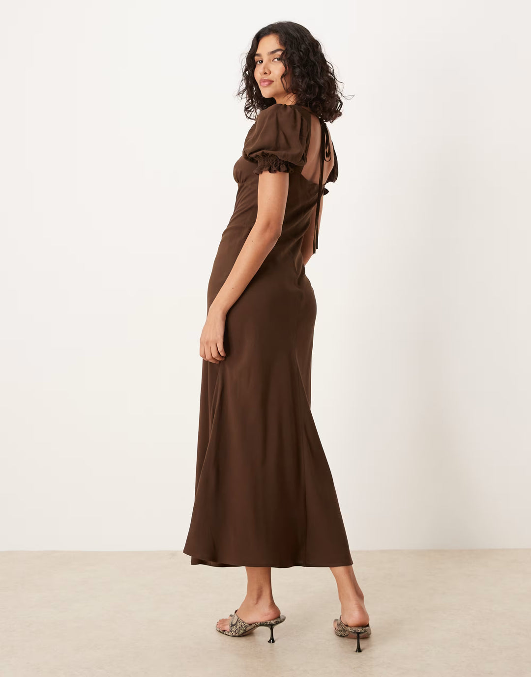 Rochie maxi ASOS, maro