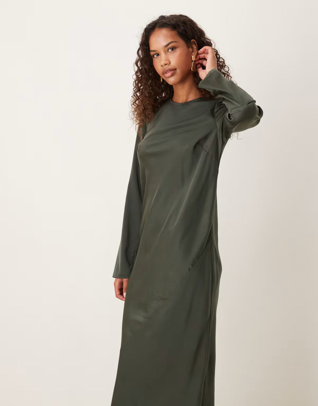 Rochie maxi ASOS, verde