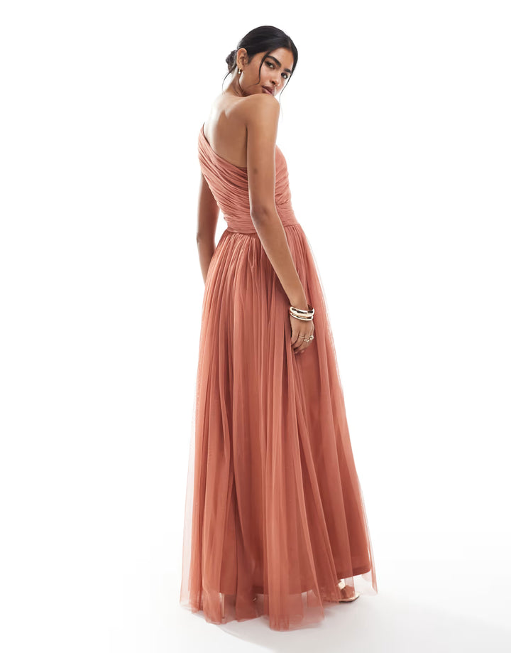 Rochie de ocazie ASOS, maro