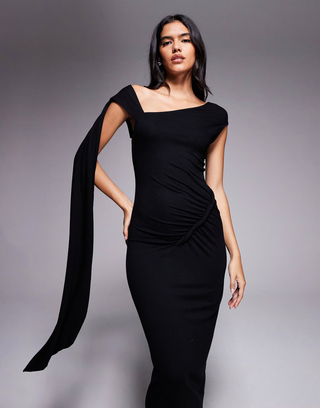 Rochie maxi ASOS, negru