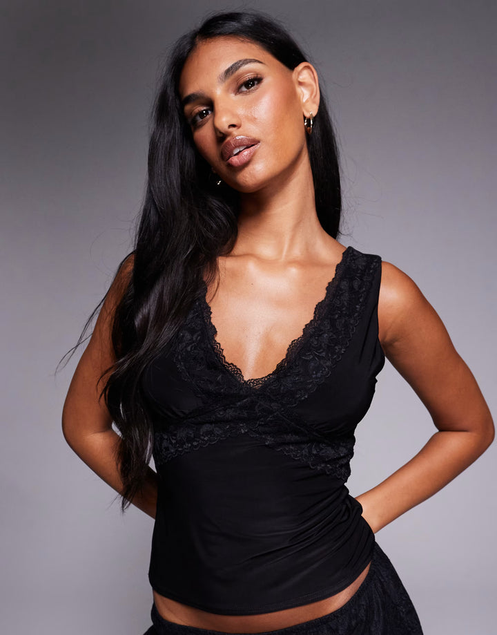 Top FASHIONKILLA, negru