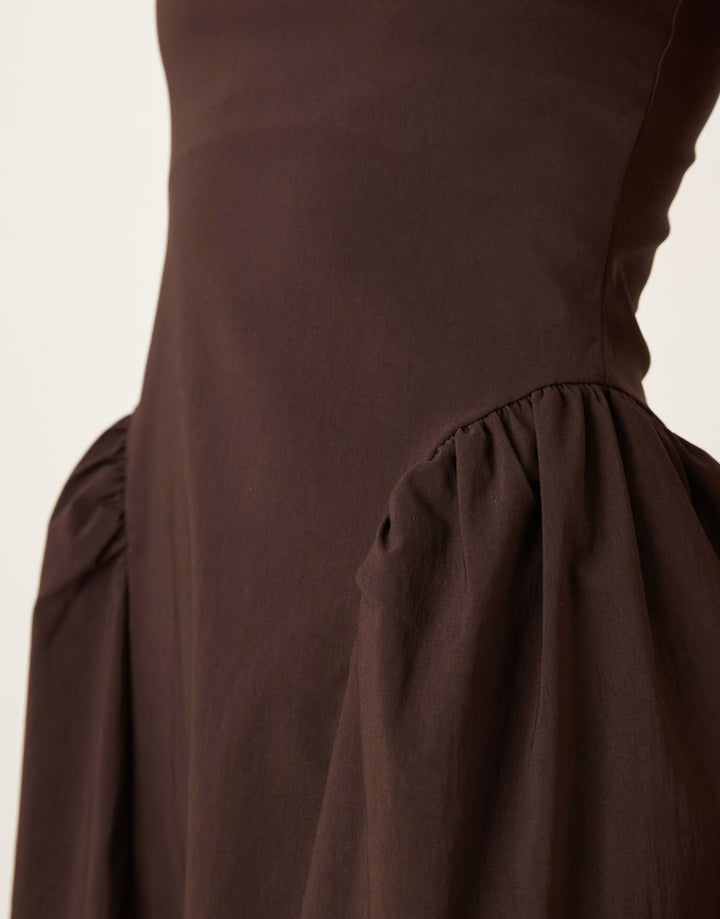 Rochie maxi ASOS, maro