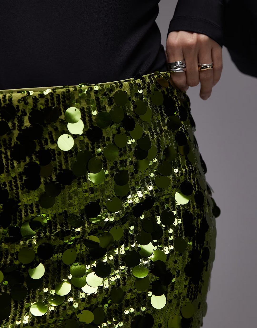 Fustă mini ASOS, verde
