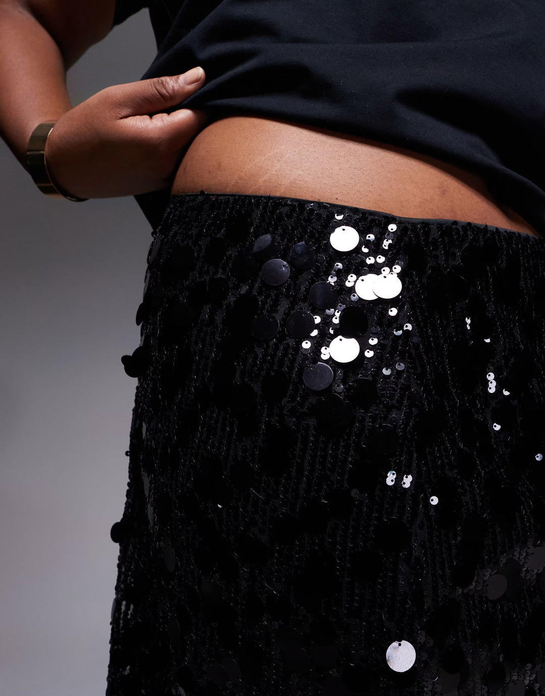 ASOS miniszoknya, fekete