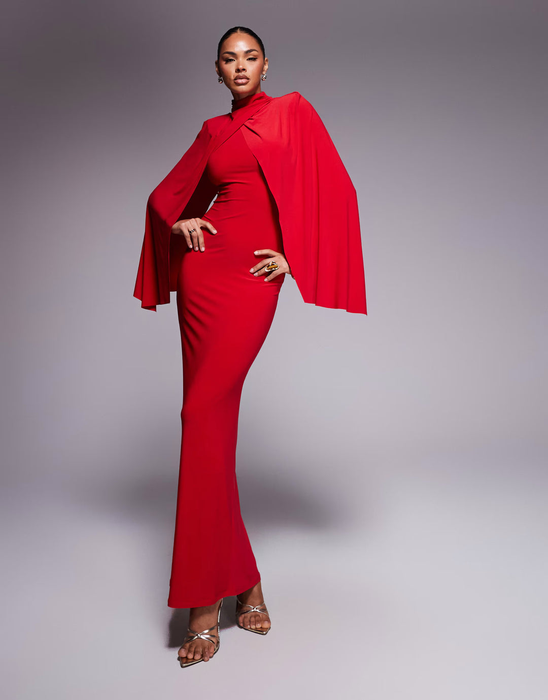 Rochie maxi ASOS, roșu