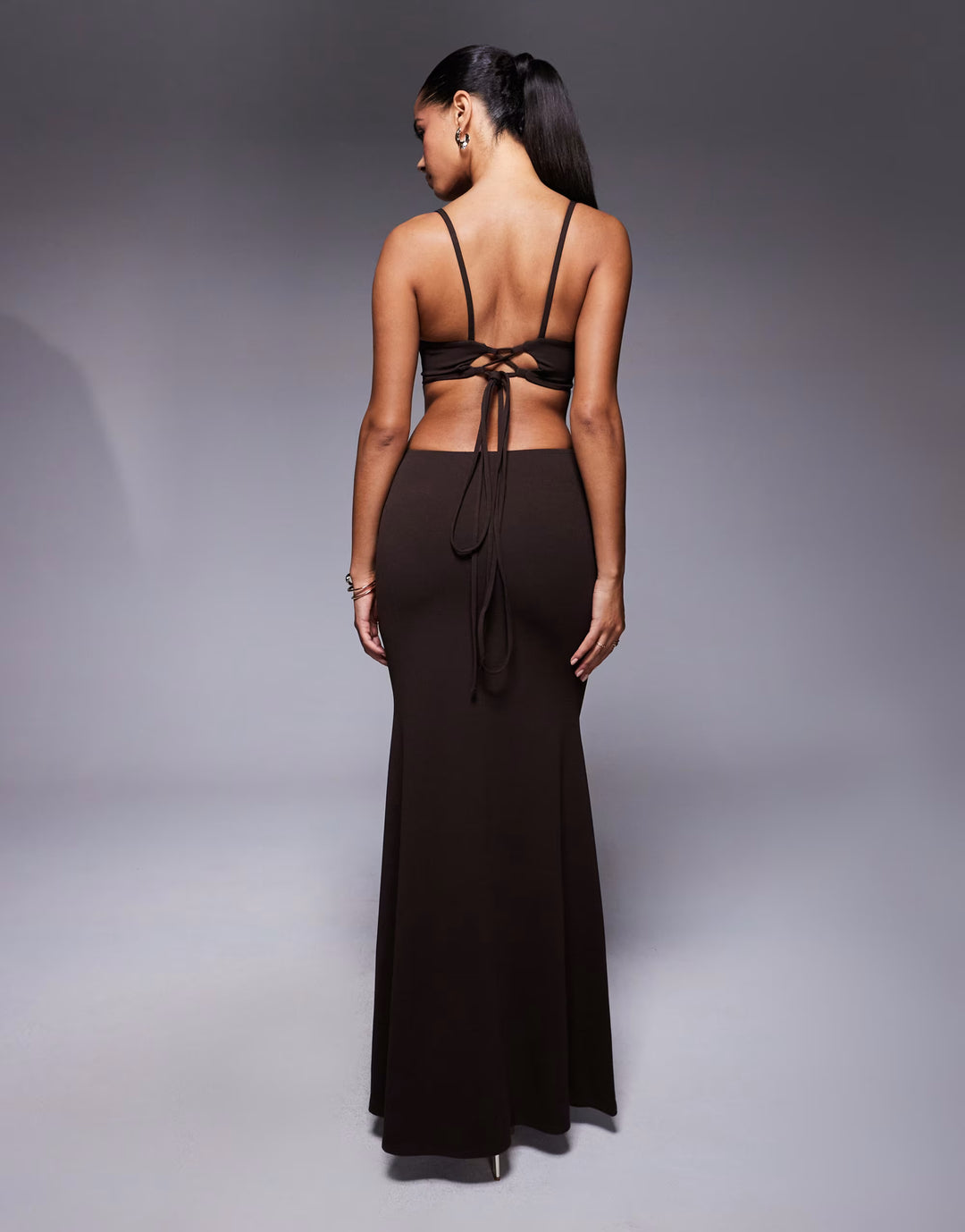 Rochie maxi ASOS, maro