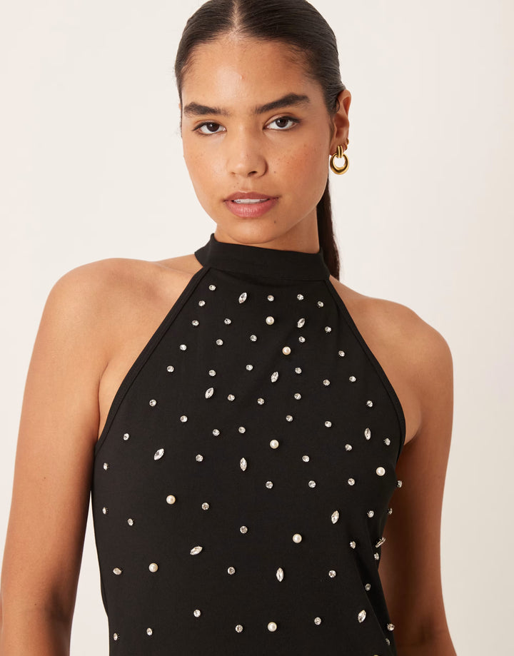 Rochie mini Vila, negru