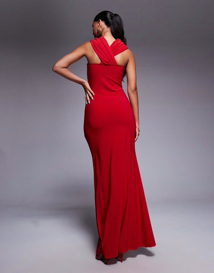 Rochie maxi ASOS, roșu