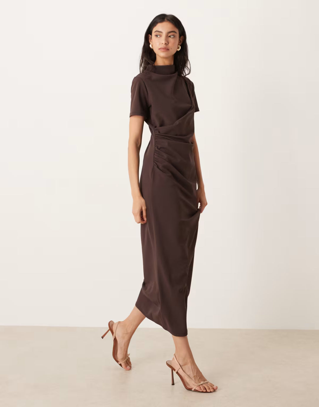 Rochie maxi ASOS, maro
