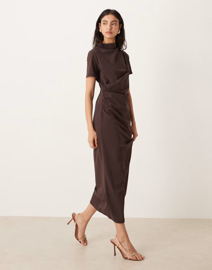 Rochie maxi ASOS, maro