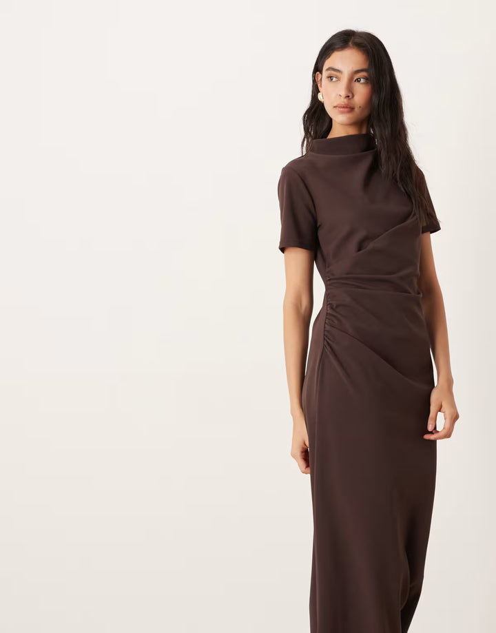 Rochie maxi ASOS, maro