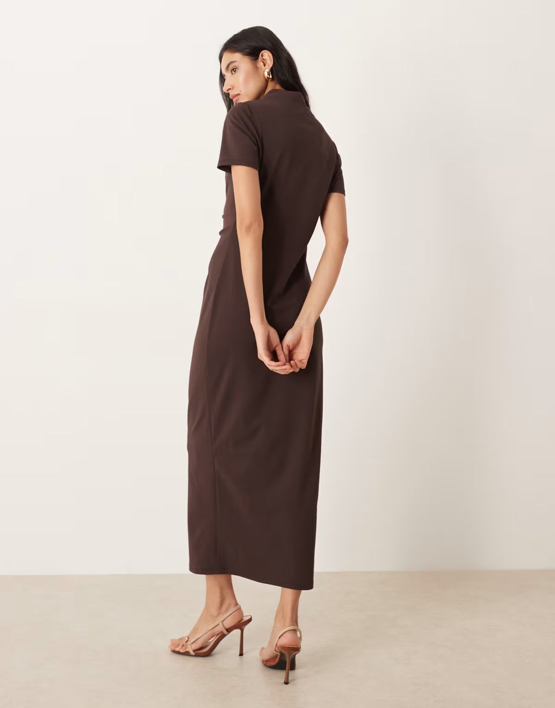Rochie maxi ASOS, maro