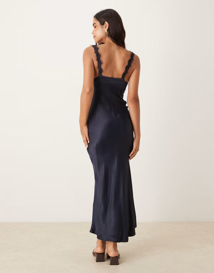 Rochie maxi ASOS, albastru