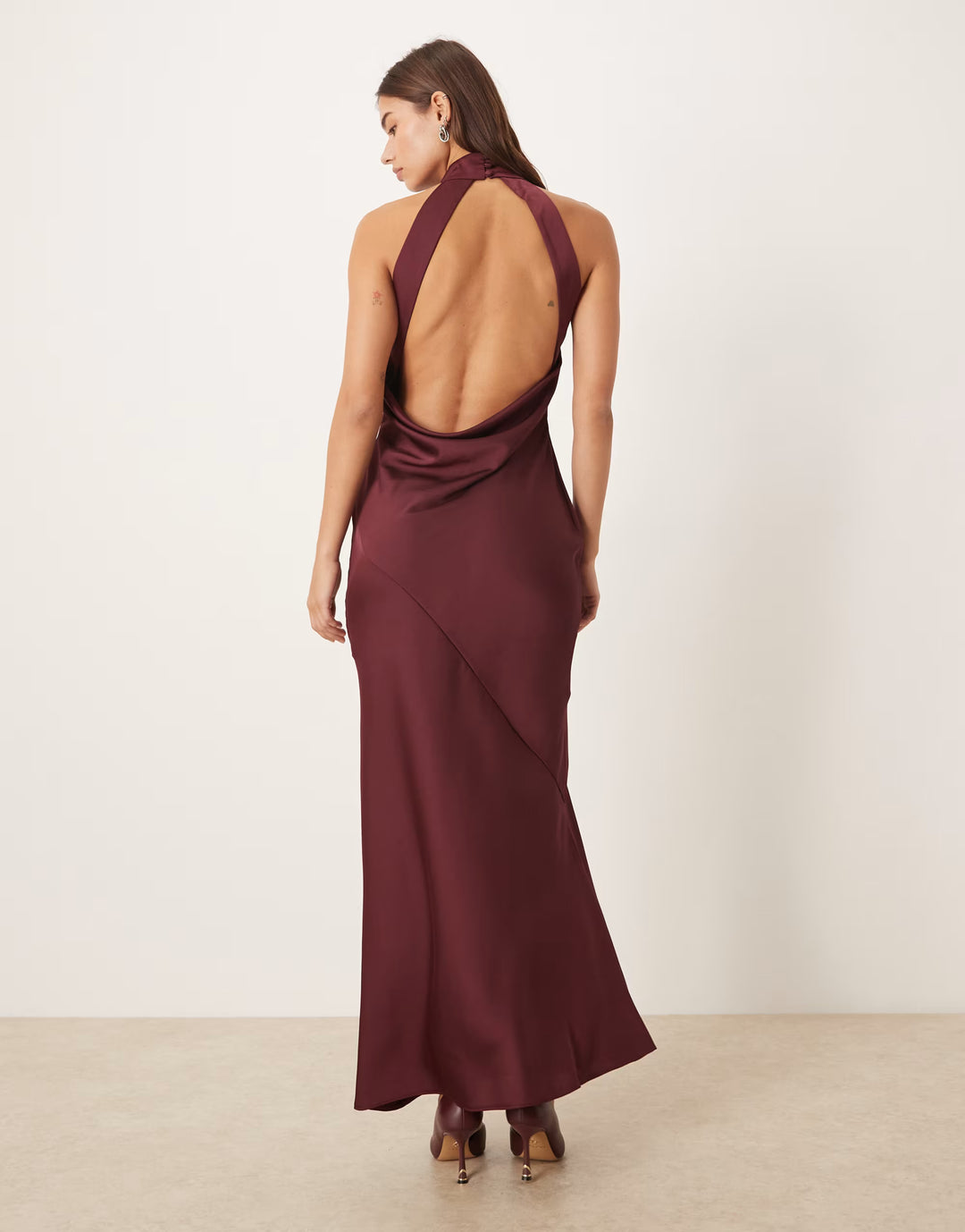 Rochie maxi ASOS, vișiniu