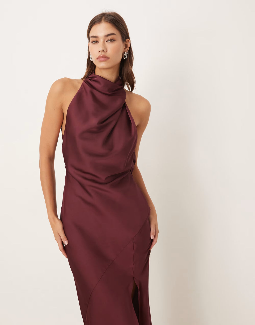 Rochie maxi ASOS, vișiniu