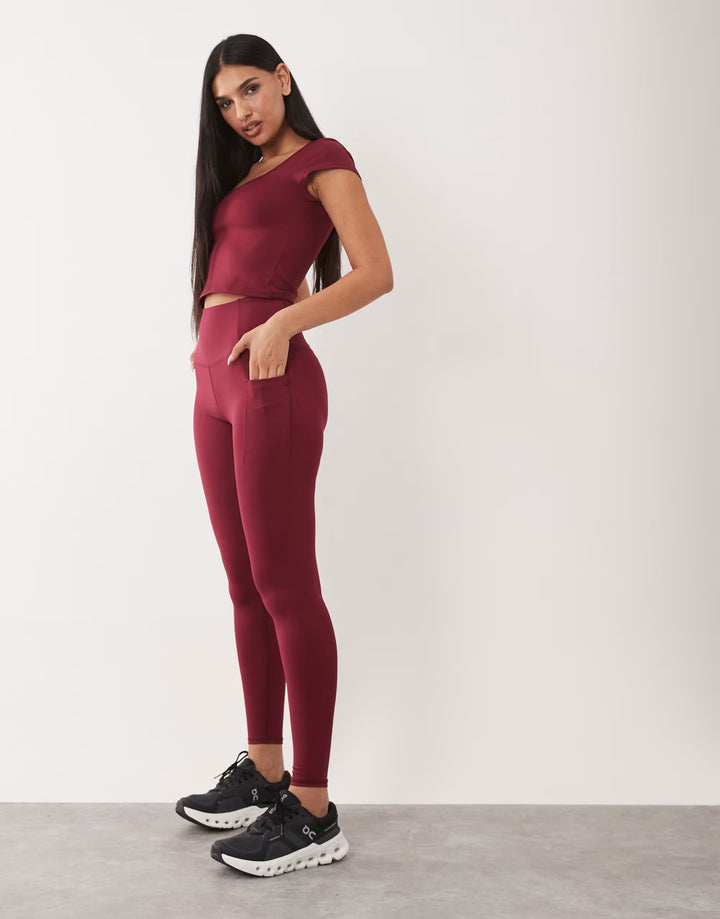 Colanți ASOS, vișiniu