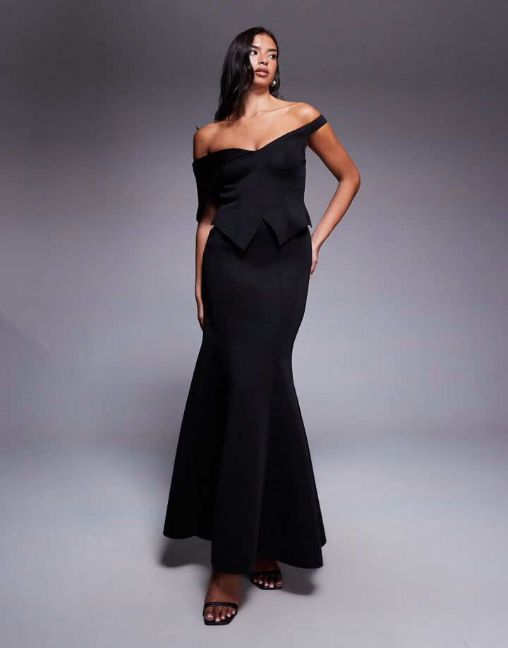 Rochie maxi ASOS, negru