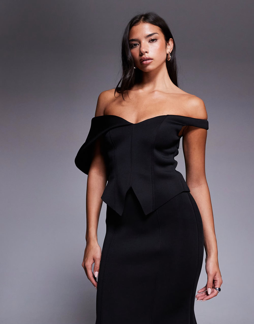 Rochie maxi ASOS, negru