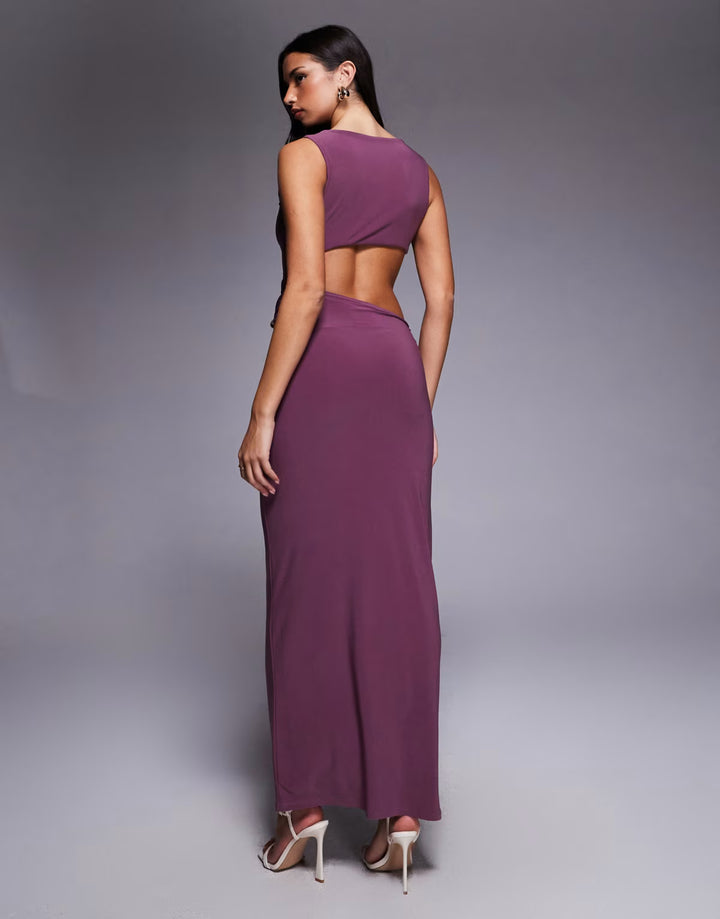 Rochie maxi ASOS, vișiniu