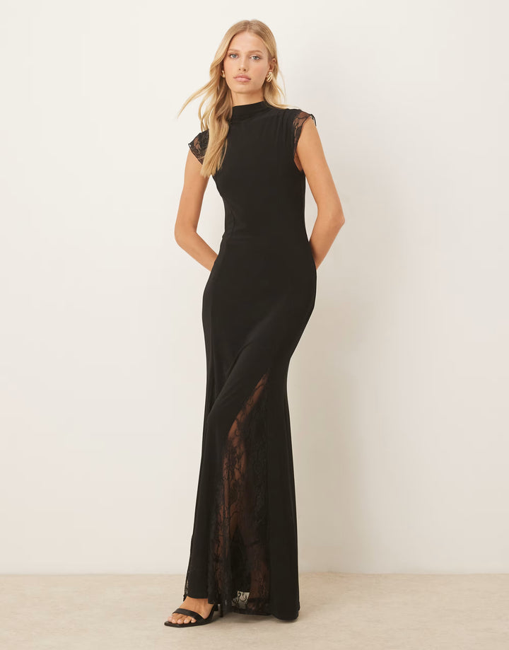 Rochie maxi ASOS, negru