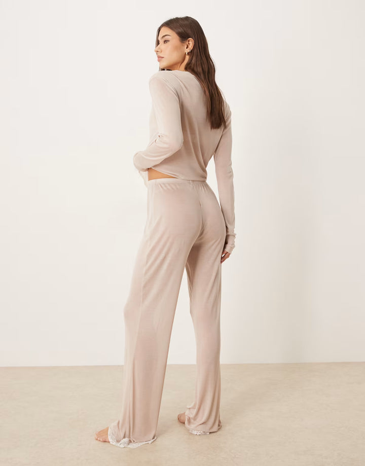 ASOS bézs pizsamanadrág