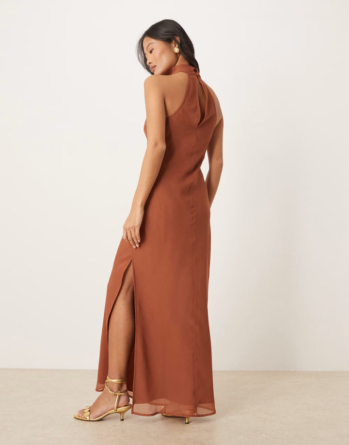 Rochie maxi ASOS, maro