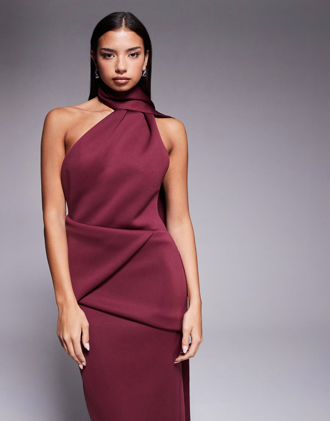 Rochie maxi ASOS, vișiniu