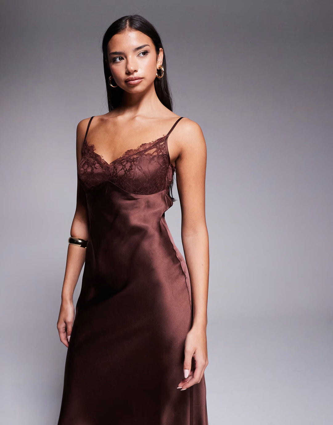 Rochie maxi ASOS, maro