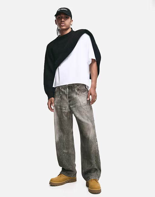 Farmer BERSHKA, szürke