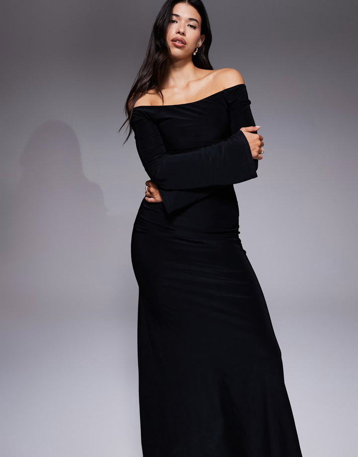 Rochie maxi ASOS, negru