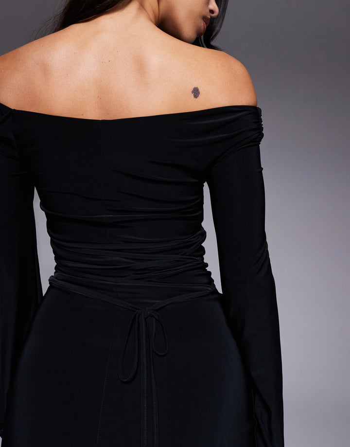 Rochie maxi ASOS, negru