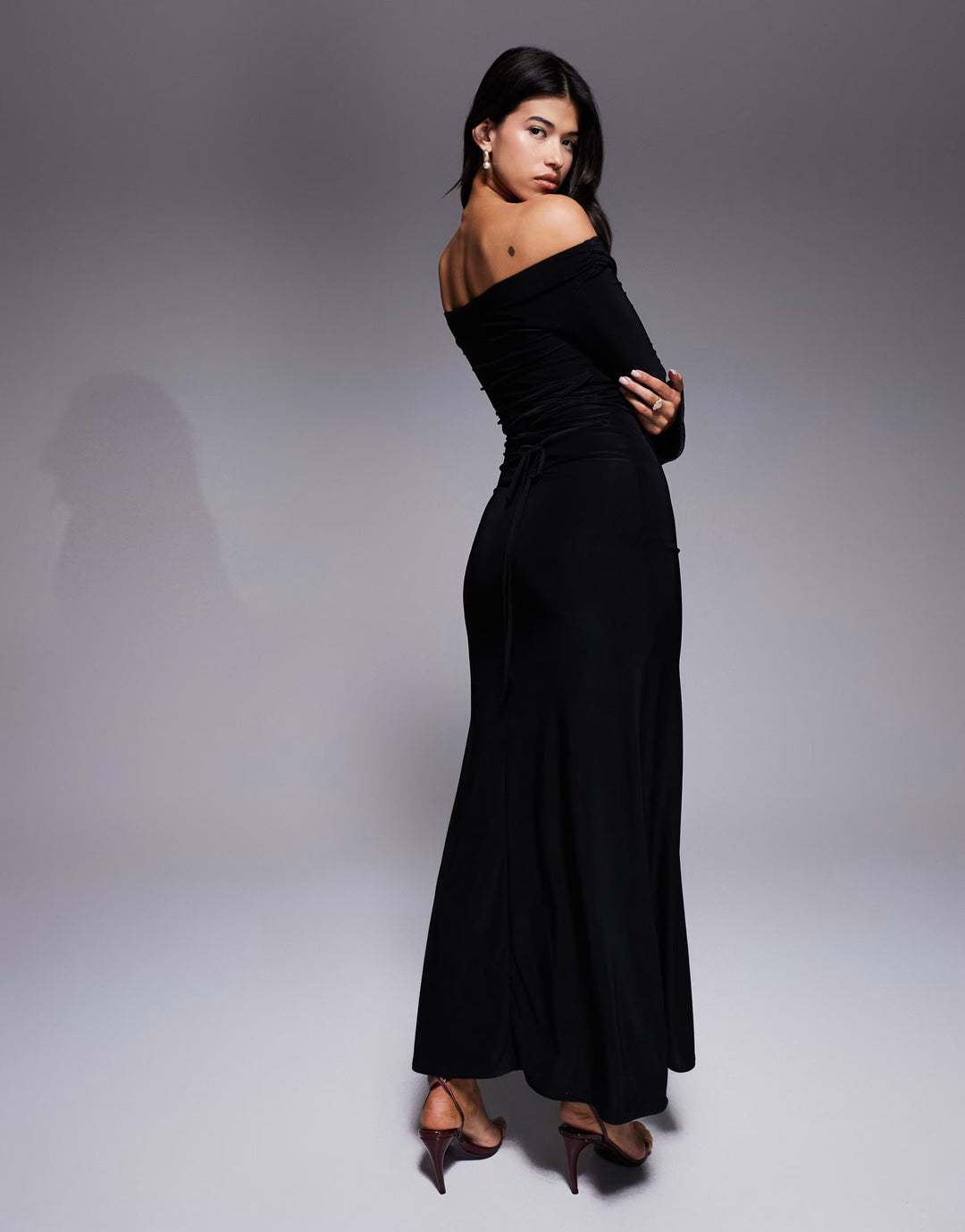 Rochie maxi ASOS, negru