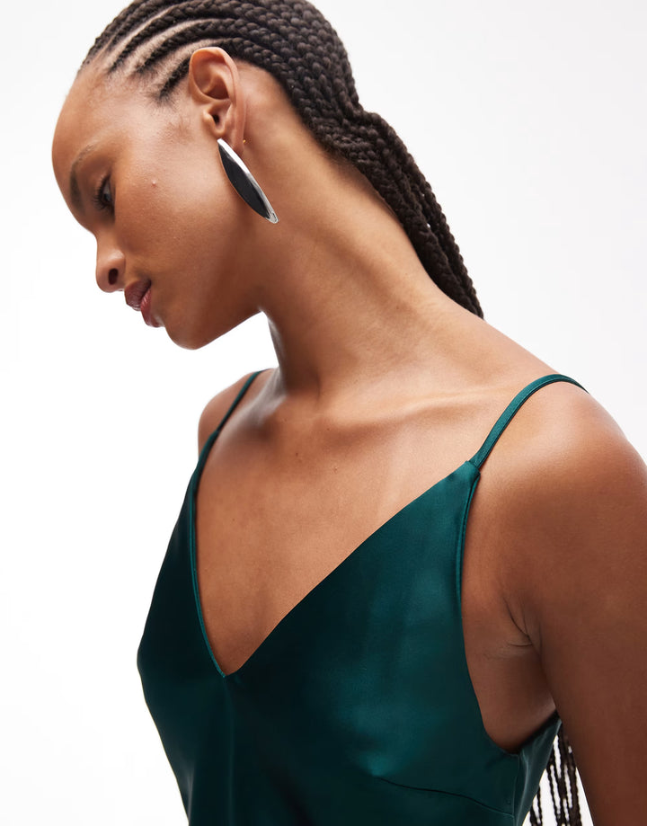 Rochie maxi ASOS, verde