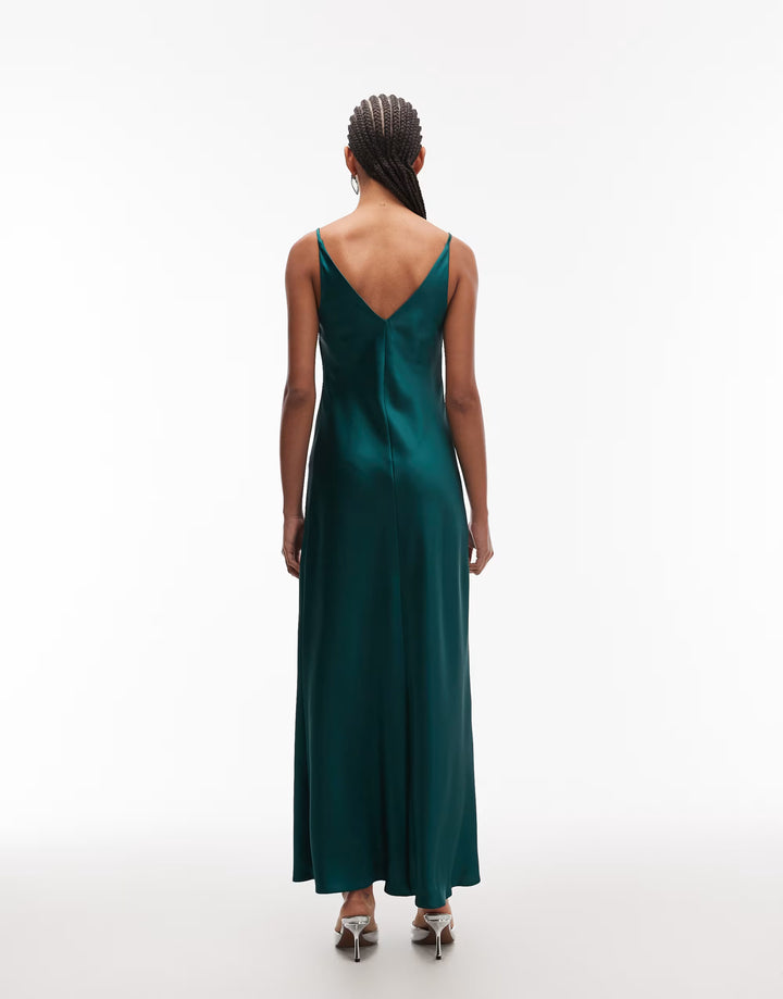 Rochie maxi ASOS, verde