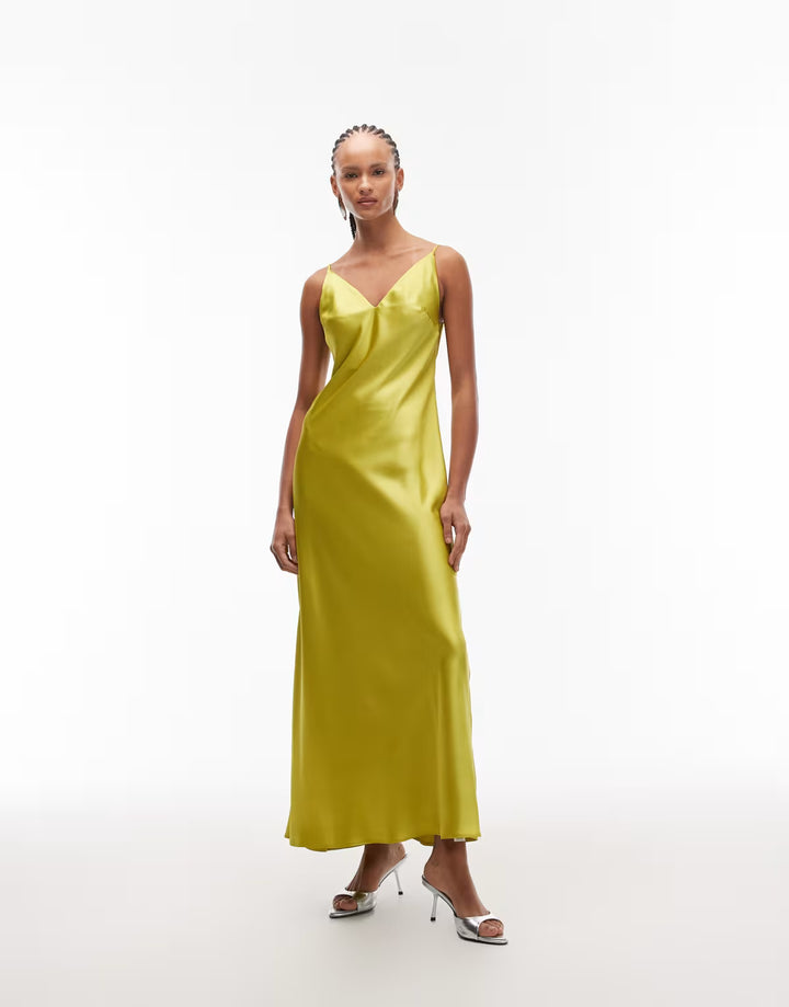 Rochie maxi ASOS, verde