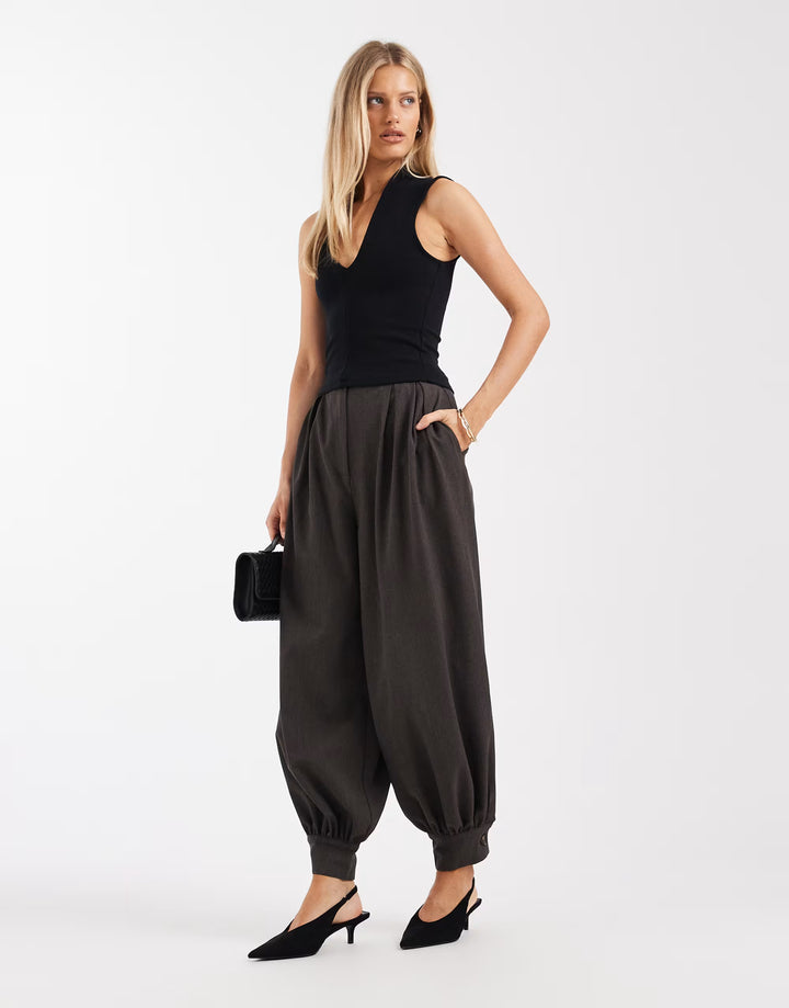 Top ASOS, negru