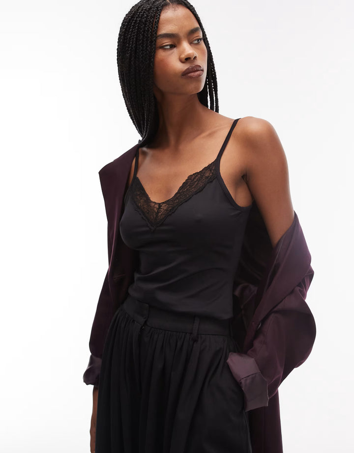 Top ASOS, negru