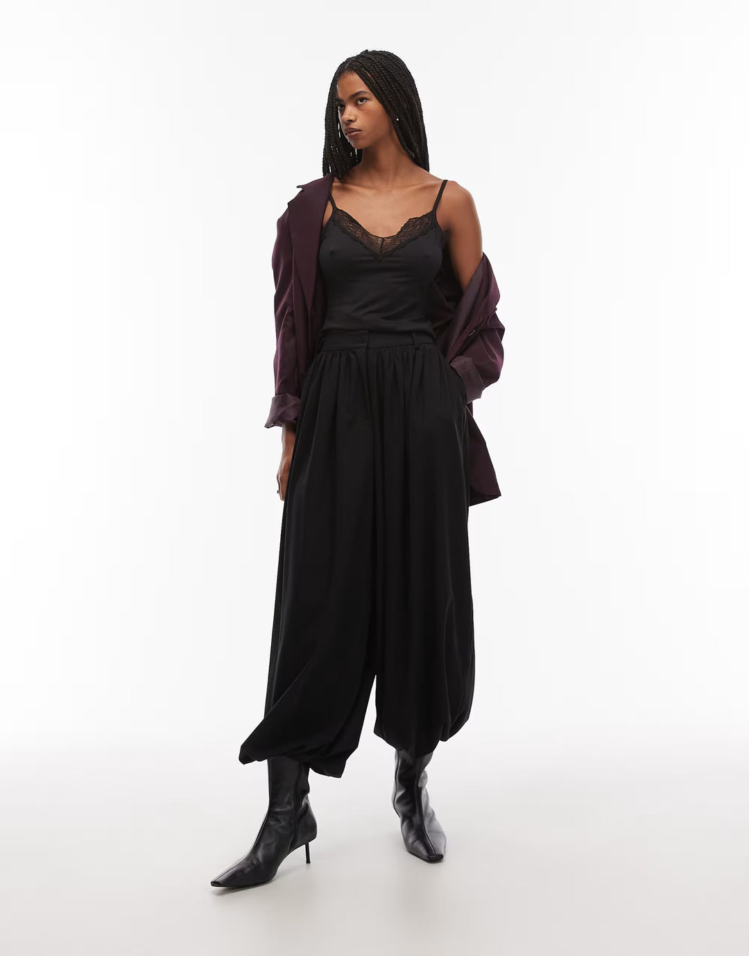 Top ASOS, negru