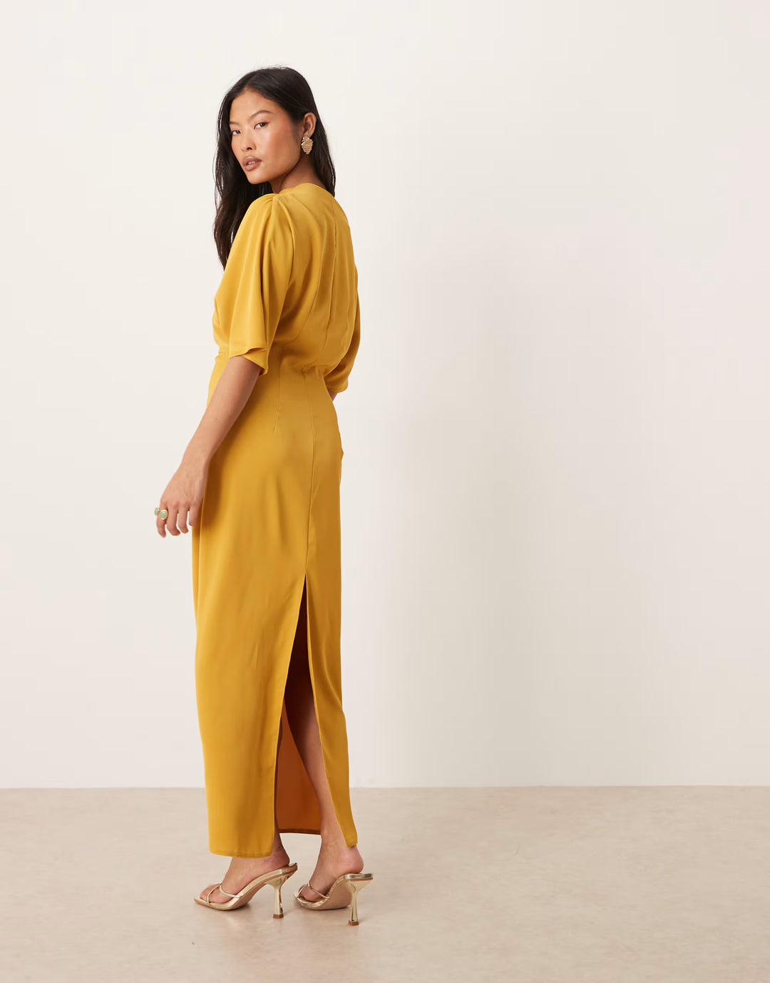Rochie maxi ASOS, galben