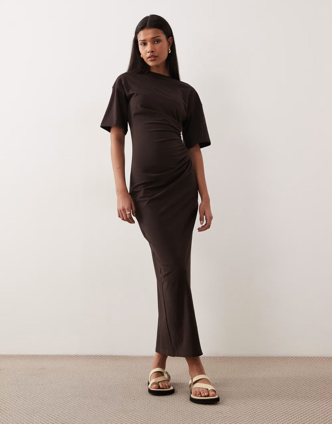 Rochie maxi ASOS, maro